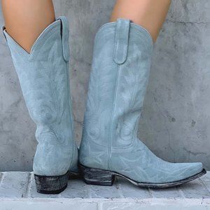 💙💙💙Old Gringo Nevada Blue Cowgirl Boots💙💙💙
